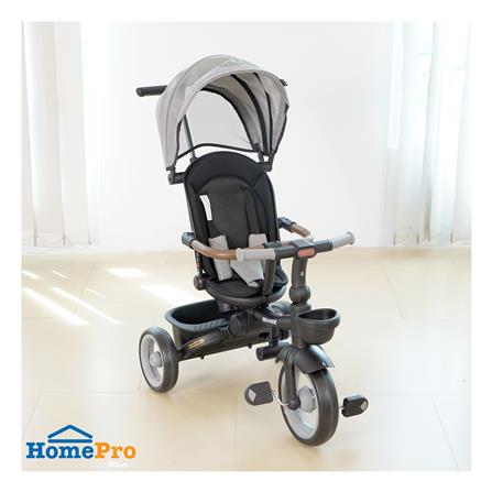 รถเข็นเด็กสามล้อ GRANDE G1 สีดำ/เทา_7