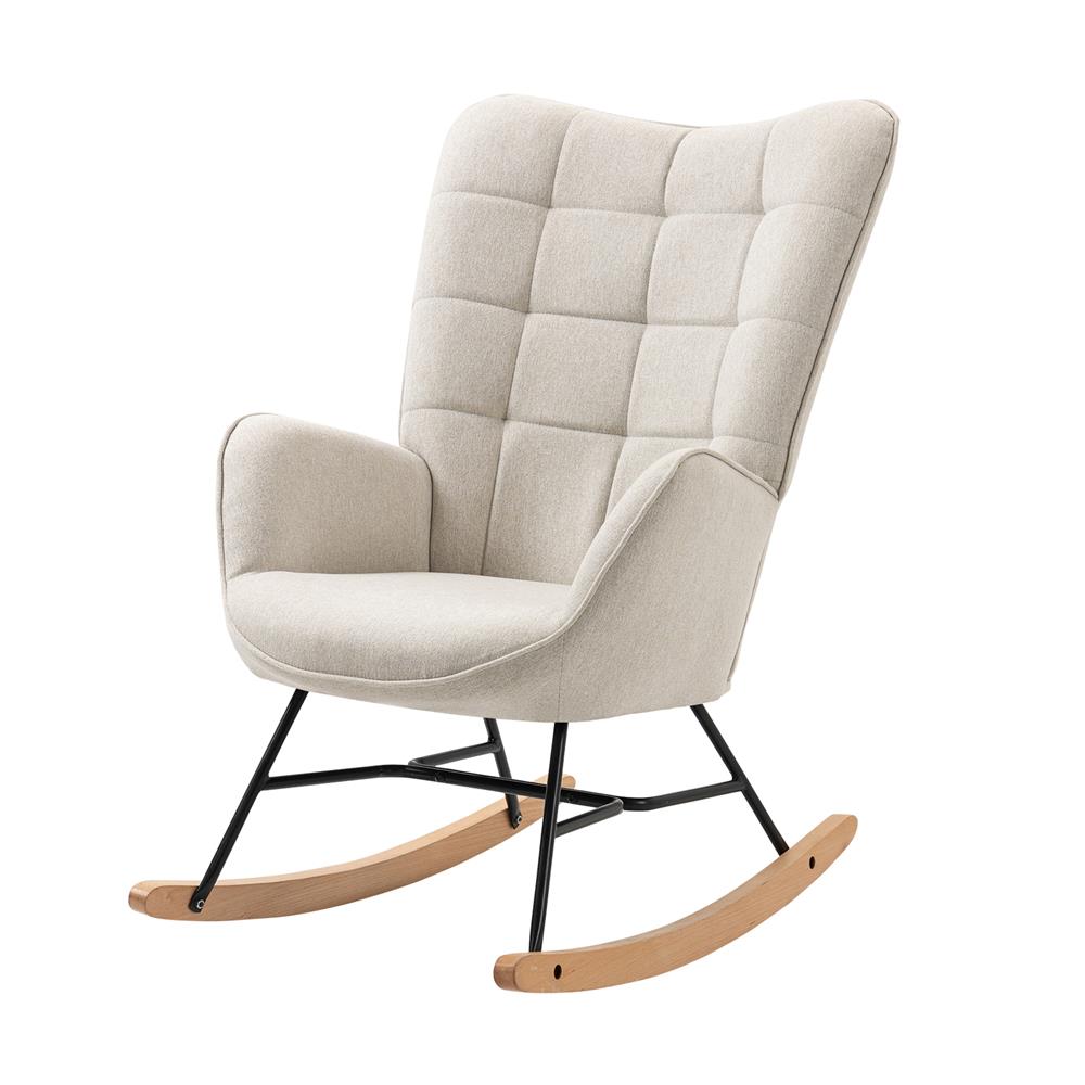 เก้าอี้พักผ่อนโยกได้ FURDINI FUNKEL สีเบจ