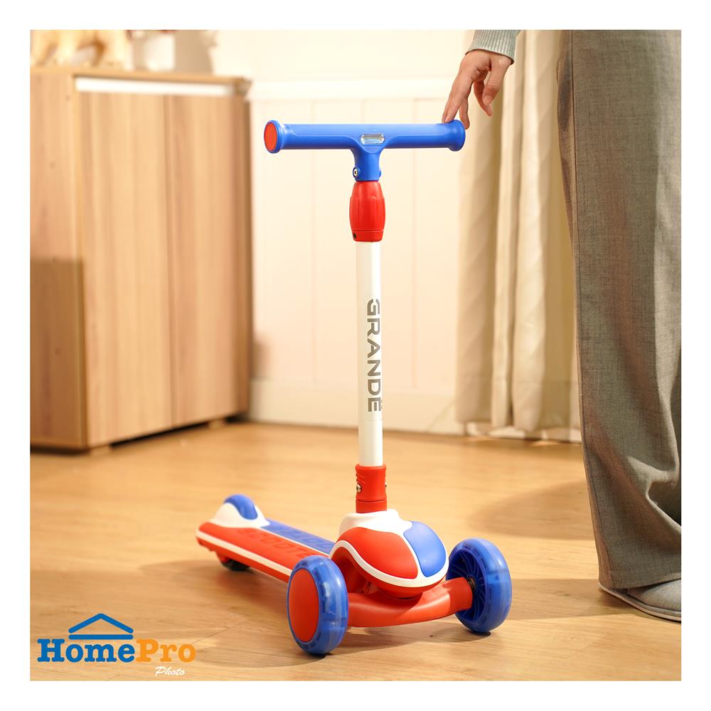 สกู๊ตเตอร์เด็ก GRANDE G1 สีน้ำเงิน/แดง