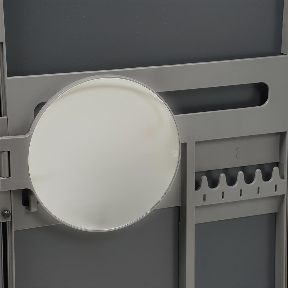 ตู้กระจก PVC MOYA VC-M2406 สีขาว