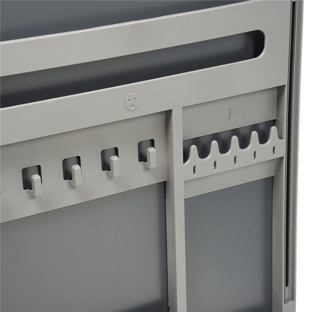 ตู้กระจก PVC MOYA VC-M2406 สีขาว