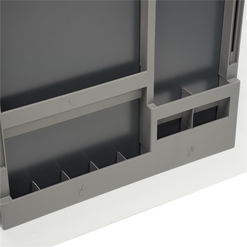 ตู้กระจก PVC MOYA VC-M2406 สีขาว