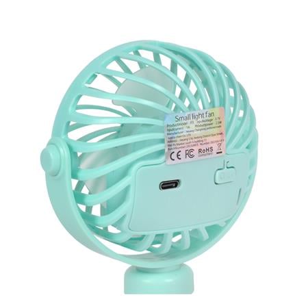 พัดลมสำหรับติดรถ GRANDE สีเขียว_2