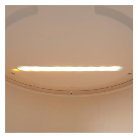 กล่องจัดเก็บเครื่องสำอาง พร้อมกระจก LED STACKO RIKA 26.5x26.5x35.5 ซม. สีขาว_5