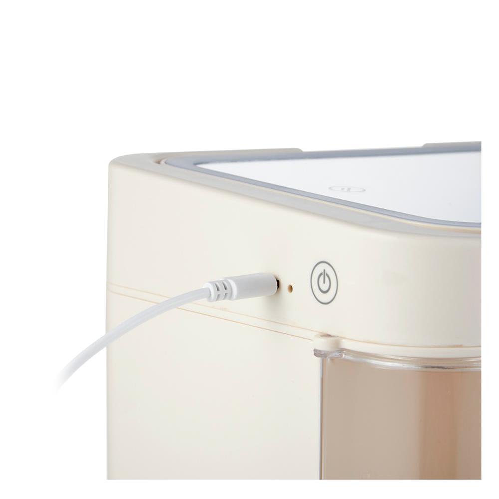 กล่องจัดเก็บเครื่องสำอาง พร้อมกระจก LED STACKO MIKA 29.7x20.6x35.5ซม. สีขาว