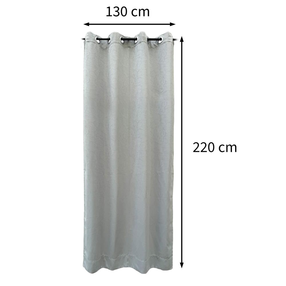 ผ้าม่าน EYELET HOME LIVING STYLE MANTRA UV 130x220 ซม. สีเทา