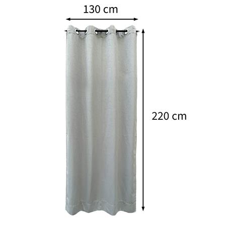 ผ้าม่าน EYELET HOME LIVING STYLE MANTRA UV 130x220 ซม. สีเทา_4