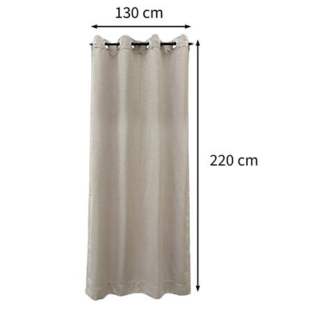 ผ้าม่าน EYELET HOME LIVING STYLE MANTRA UV 130x220 ซม. สีน้ำตาล_5