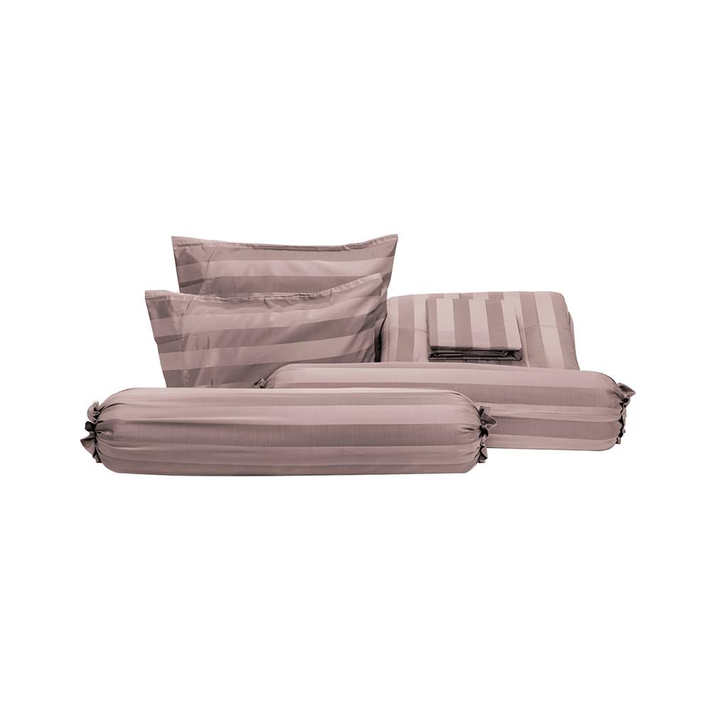 ชุดผ้าปูที่นอน 6 ฟุต (ชุด 6 ชิ้น) PICASSO JASMIME สี BROWN