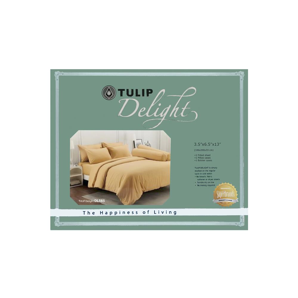ชุดผ้าปูที่นอน 3.5 ฟุต (ชุด 3 ชิ้น) TULIP DELIGHT 60058-DL585