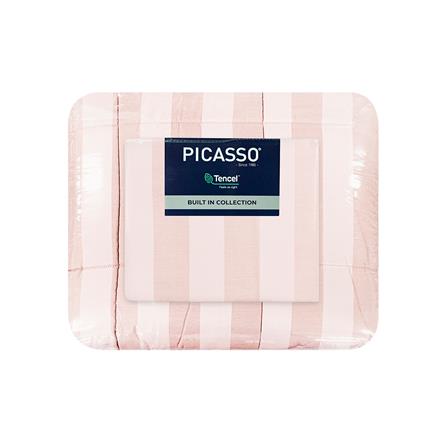 ชุดผ้าปูที่นอน 6 ฟุต (ชุด 6 ชิ้น) PICASSO JASMIME สี ROSE GOLD_3