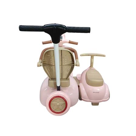 รถพ่วงข้างเด็กไฟฟ้า GRANDE สีชมพู_4