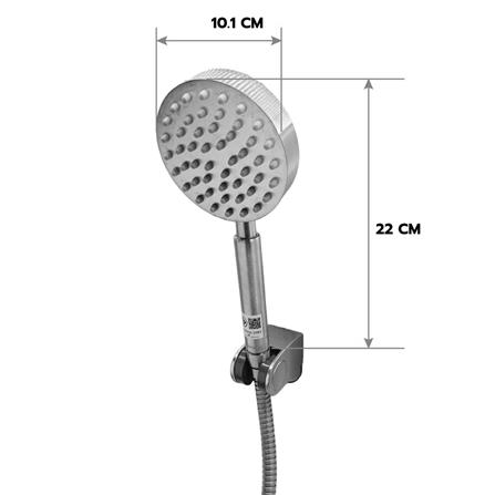 ฝักบัวสายอ่อน 1 ระดับ LUZERN HS-8200_2