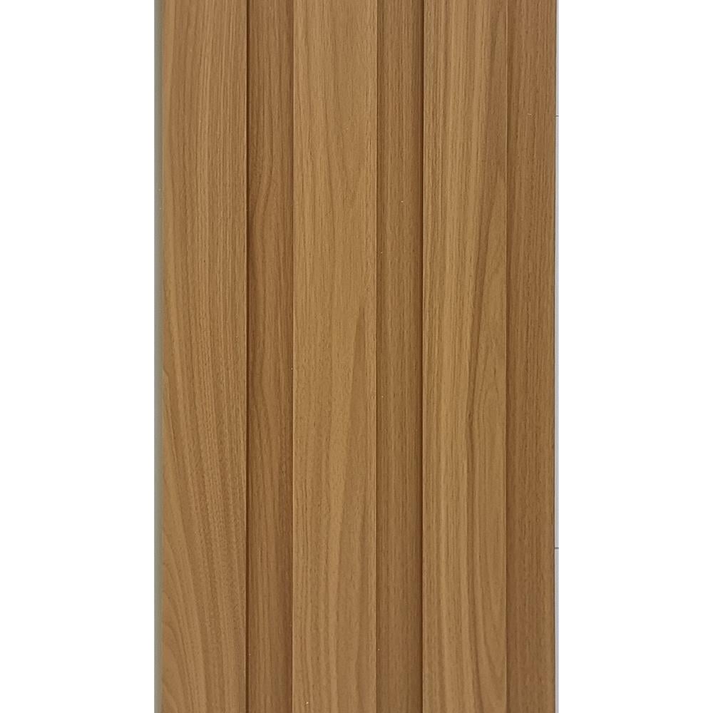 แผ่นผนัง PVC INOVAR FLOOR WPE885A 19.3x1.2x240 ซม. สี THAI TEAK