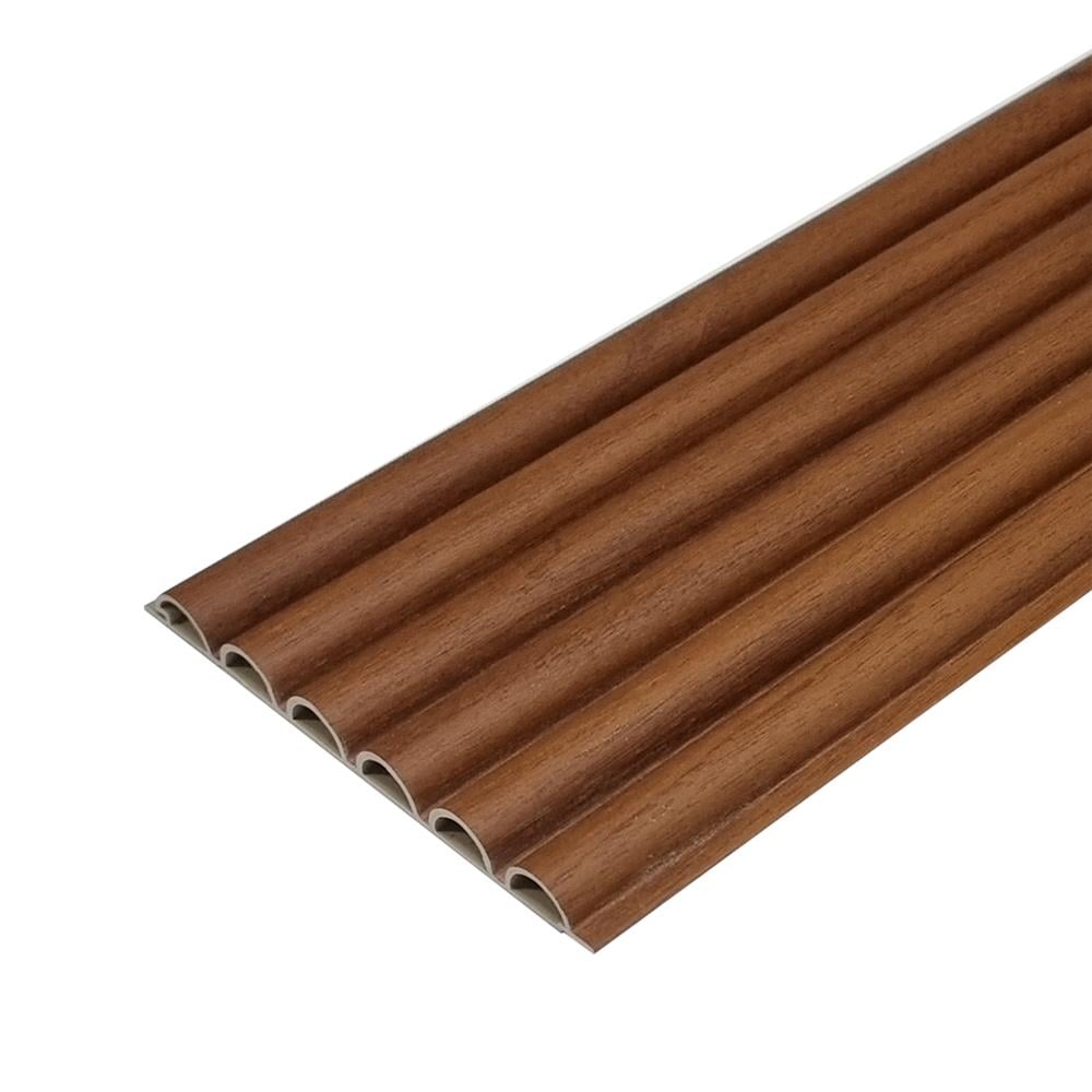 แผ่นผนัง PVC INOVAR FLOOR WPA863A 15x1.3x240 ซม. สี BURMESE TEAK