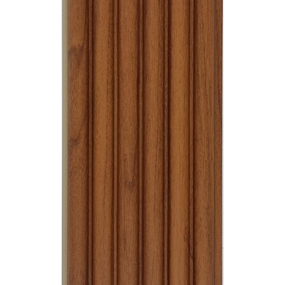 แผ่นผนัง PVC INOVAR FLOOR WPA863A 15x1.3x240 ซม. สี BURMESE TEAK