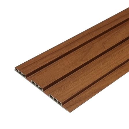 แผ่นผนัง PVC INOVAR FLOOR WPE863A 19.3x1.2x240 ซม. สี BURMESE TEAK_0