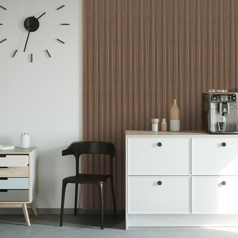 แผ่นผนัง PVC INOVAR FLOOR WPE870A 19.3x1.2x240 ซม. สี ENGLISH WALNUT