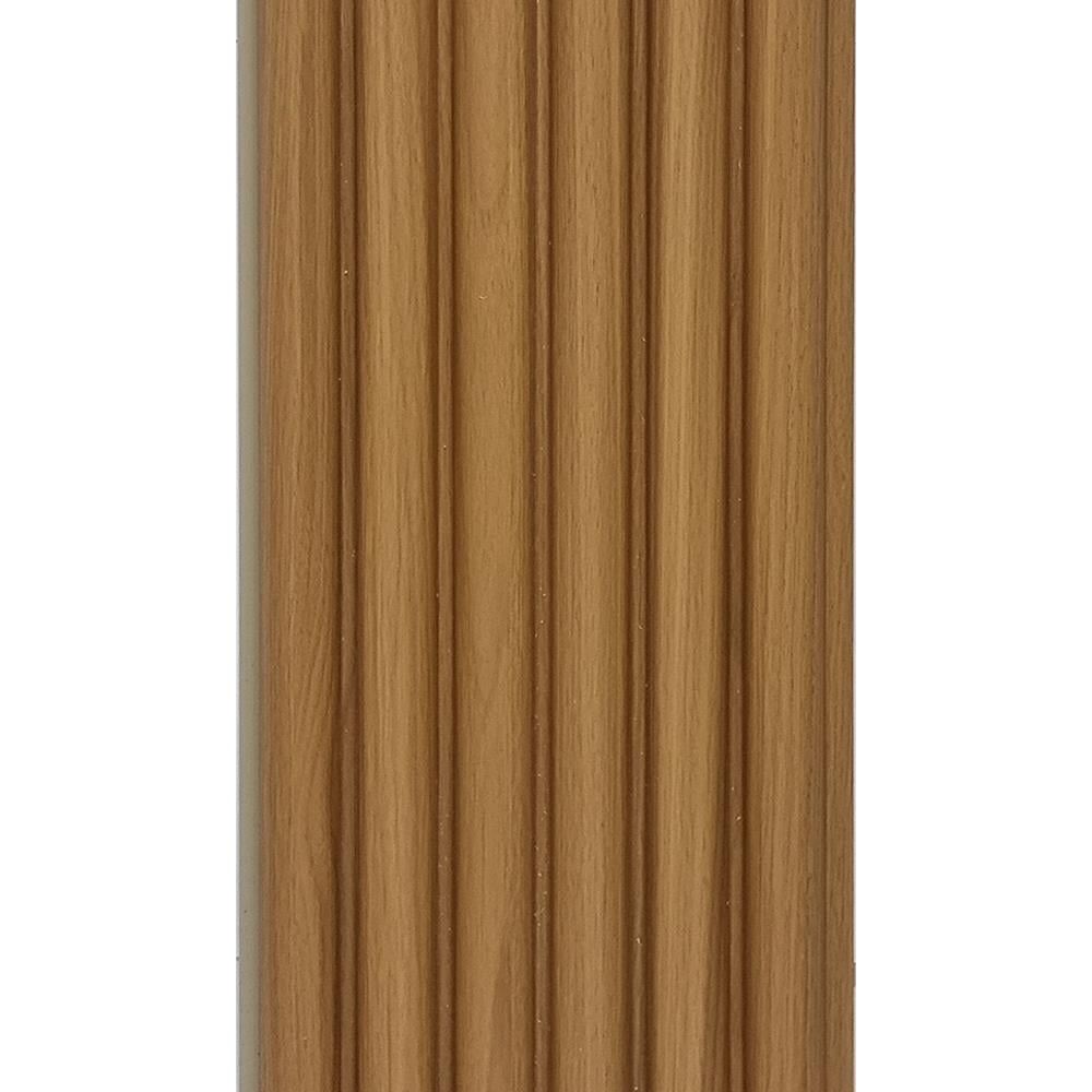 แผ่นผนัง PVC INOVAR FLOOR WPA885A 15x1.3x240 ซม. สี THAI TEAK