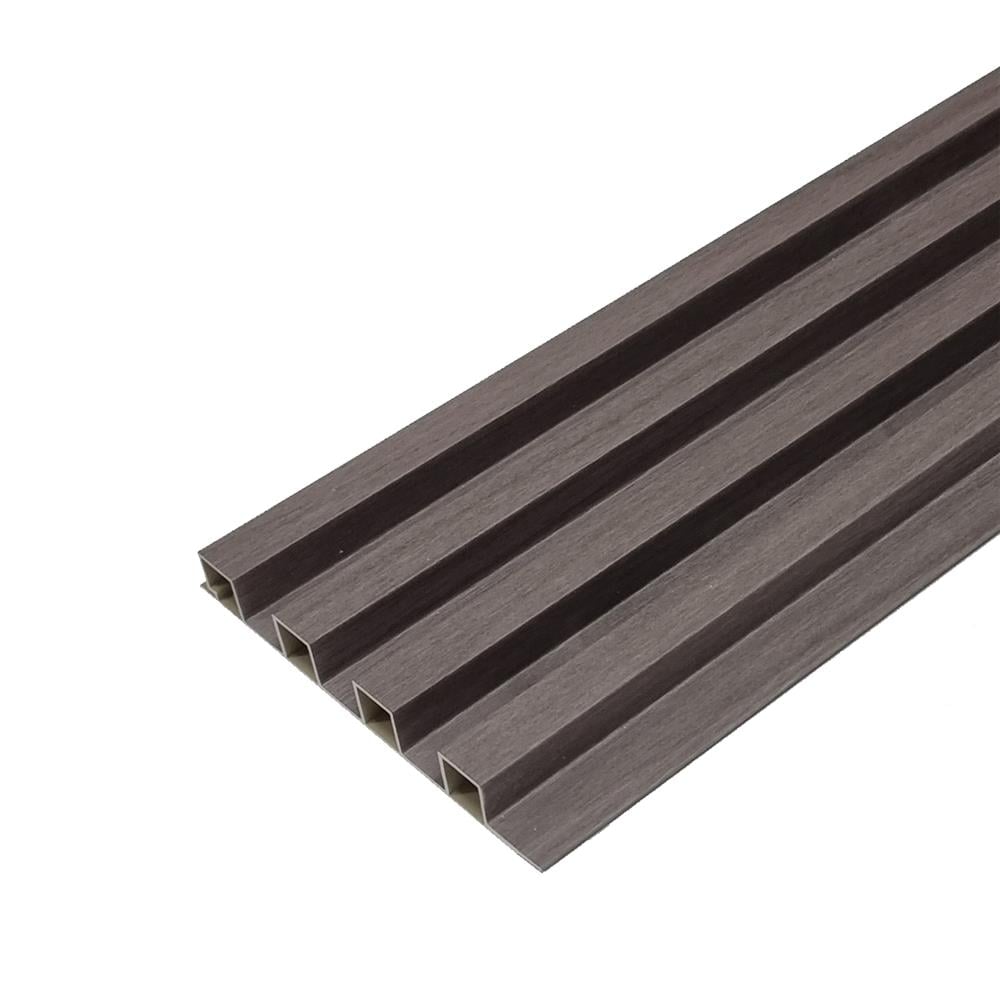 แผ่นผนัง PVC INOVAR FLOOR WPB886A 16x2x240 ซม. สี SCAN TEAK