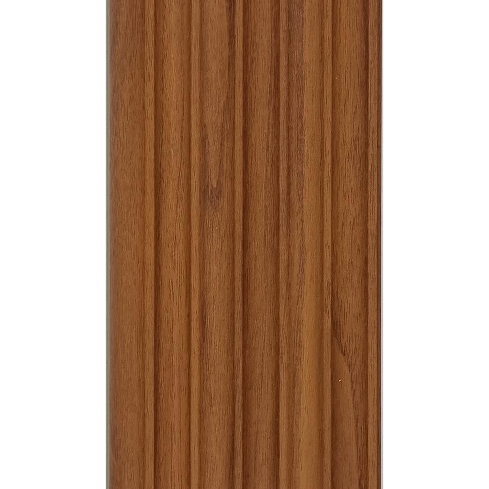 แผ่นผนัง PVC INOVAR FLOOR WPG863A 14.7x1.9x240 ซม. สี BURMESE TEAK
