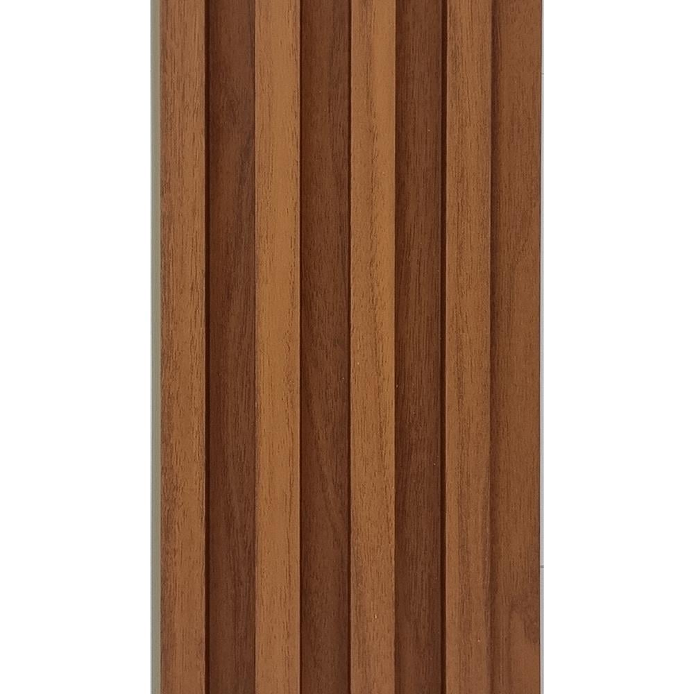 แผ่นผนัง PVC INOVAR FLOOR WPB863A 16x2x240 ซม. สี BURMESE TEAK
