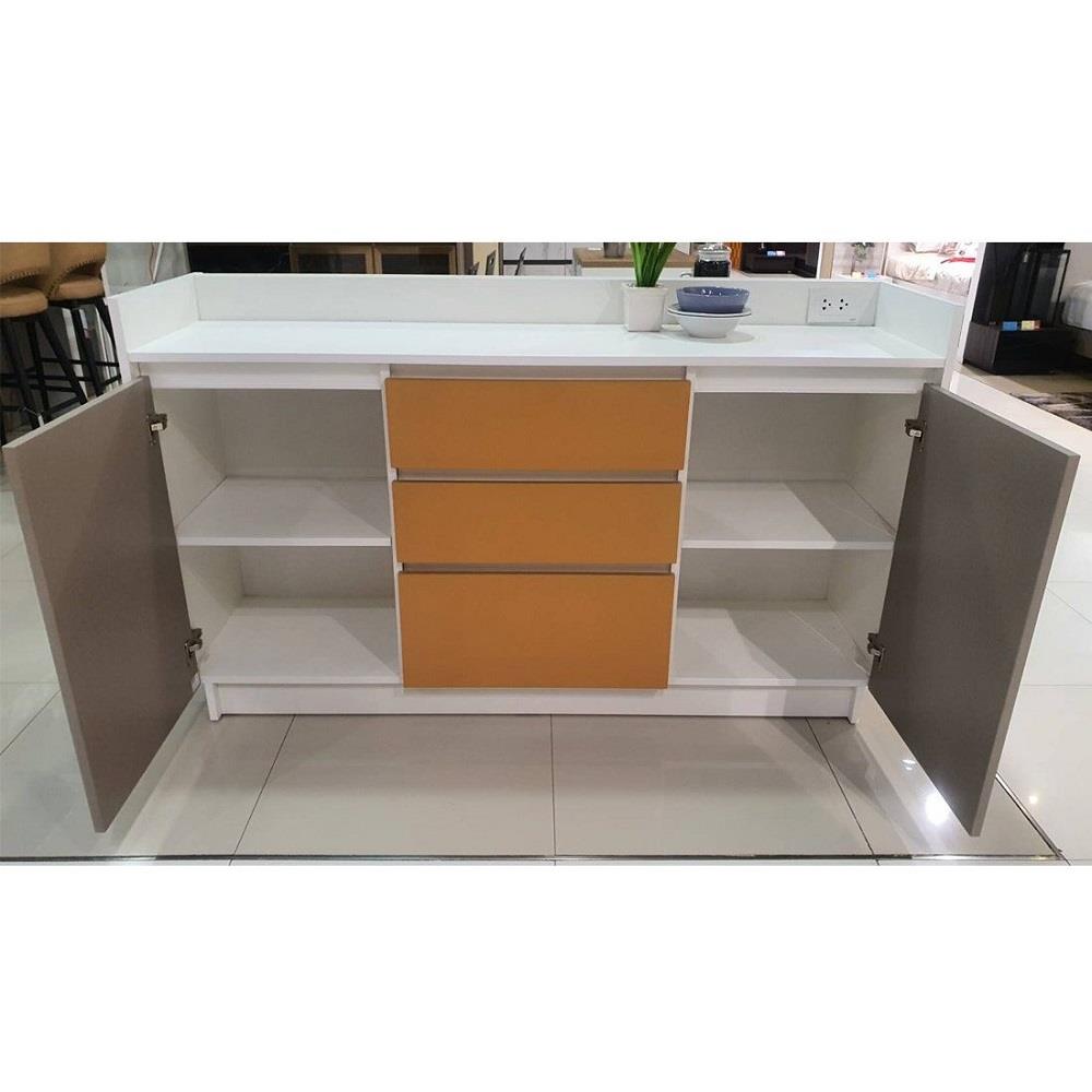 ตู้เตี้ย SB FURNITURE HAVEN 19211478 160 ซม. สีขาว