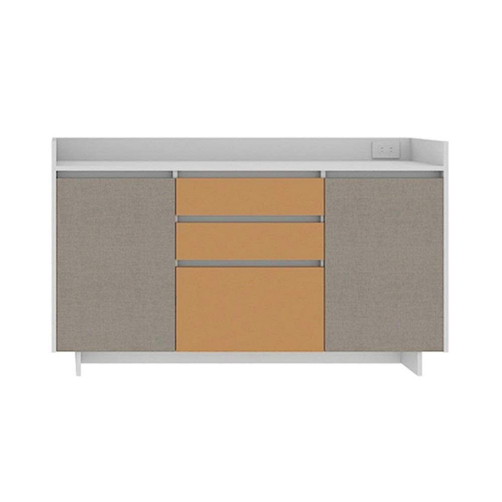 ตู้เตี้ย SB FURNITURE HAVEN 19211478 160 ซม. สีขาว