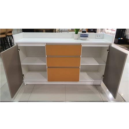 ตู้เตี้ย SB FURNITURE HAVEN 19211478 160 ซม. สีขาว_2