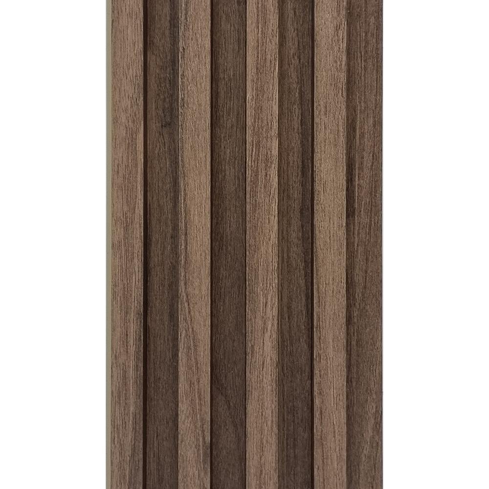 แผ่นผนัง PVC INOVAR FLOOR WPB870A 16x2x240 ซม. สี ENGLISH WALNUT