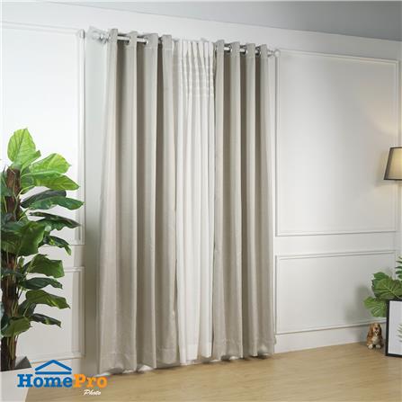 ผ้าม่าน EYELET HOME LIVING STYLE ALYSIA UV 135X220 ซม. สีครีม_4