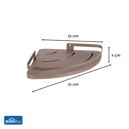 ชั้นแขวนเข้ามุม 1 ชั้น MOYA K250417T สีบรอนซ์ทอง_6