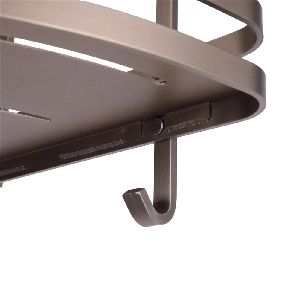 ชั้นแขวนเข้ามุม 2 ชั้น MOYA K250425T สีบรอนซ์ทอง