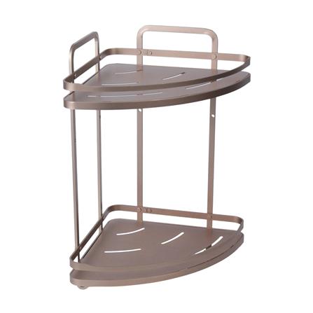 ชั้นแขวนเข้ามุม 2 ชั้น MOYA K250425T สีบรอนซ์ทอง_1