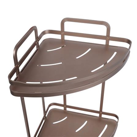 ชั้นแขวนเข้ามุม 2 ชั้น MOYA K250425T สีบรอนซ์ทอง_2