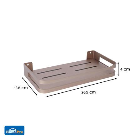 ชั้นแขวนติดผนัง 1 ชั้น MOYA K250419T สีบรอนซ์ทอง_6