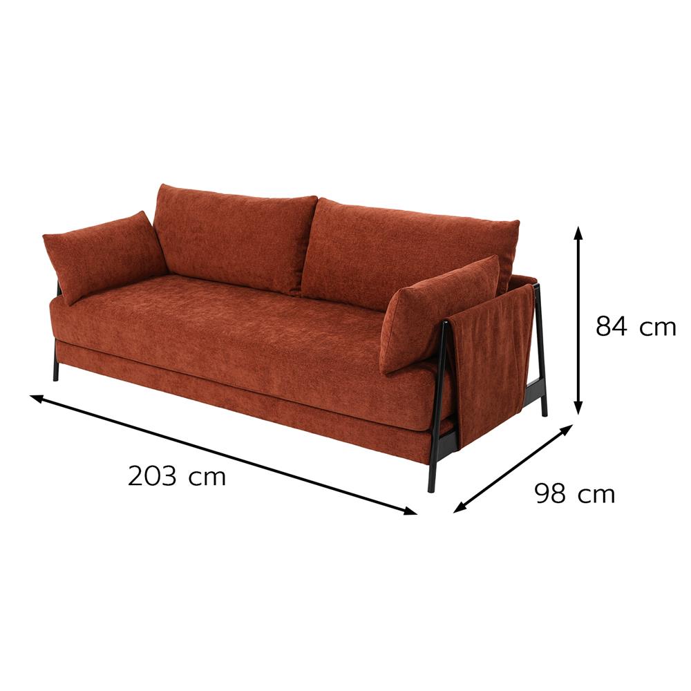 โซฟาเบด FURDINI BOSCO สีแดง