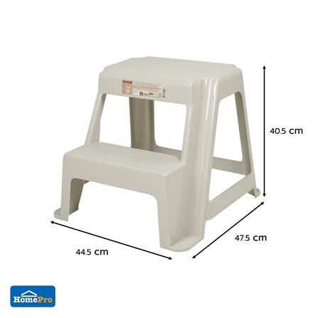 บันได STEP MATALL 2 ขั้น PN999/1 CIRCULAR สีน้ำตาลอมเทา_6