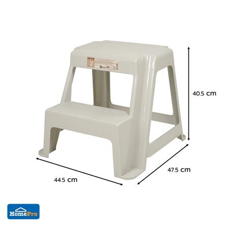 บันได STEP MATALL 2 ขั้น PN999/1 CIRCULAR สีน้ำตาลอมเทา_5