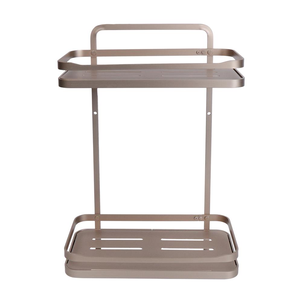 ชั้นแขวนติดผนัง 2 ชั้น MOYA K250427T สีบรอนซ์ทอง