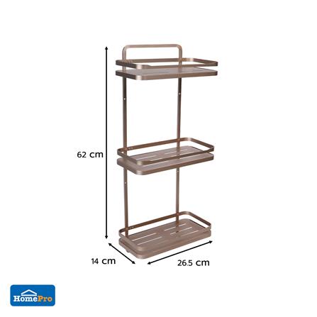 ชั้นแขวนติดผนัง 3 ชั้น MOYA K250428T สีบรอนซ์ทอง_7