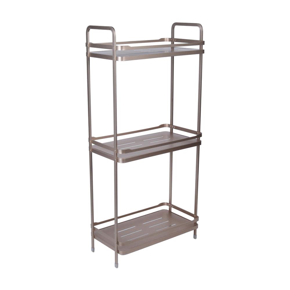 ชั้นวางของ 3 ชั้น MOYA K250423T สีบรอนซ์ทอง