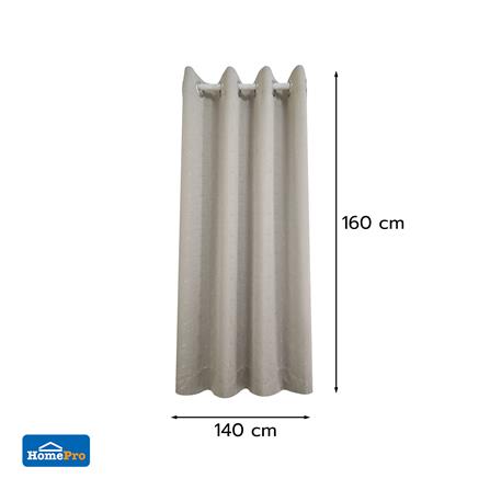 ผ้าม่าน EYELET HOME LIVING STYLE FANAR UV 140X160 ซม. สีครีม_4