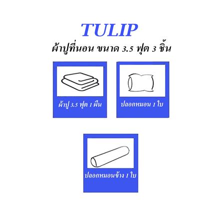 ชุดผ้าปูที่นอน 3.5 ฟุต (ชุด 3 ชิ้น) TULIP DELIGHT 60058-DL588_4