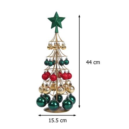 ต้นคริสต์มาสบอล STAR HOME LIVING STYLE 15.5x44 ซม. หลากสี_4