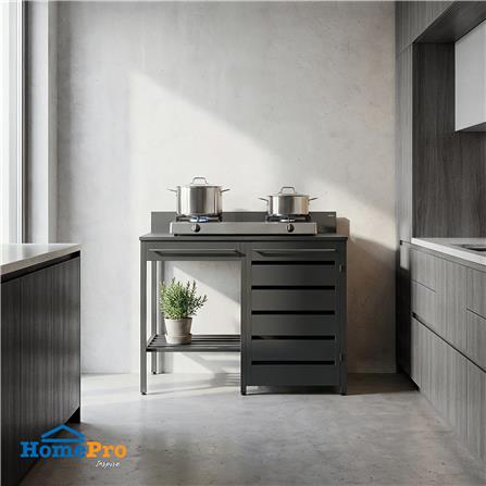 โต๊ะวางเตาคู่ KUCINE KURO GSR01_1