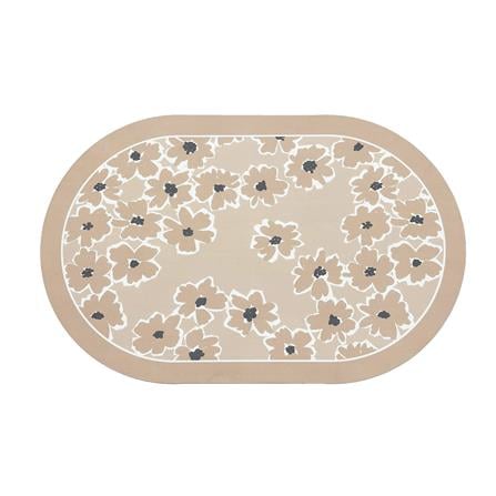 พรมพียู HOME LIVING STYLE FLORA 45x70 ซม. สีน้ำตาลอ่อน_0