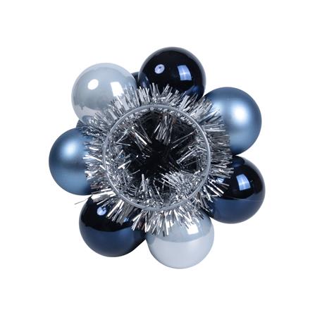 ต้นคริสต์มาสบอล HOME LIVING STYLE 18.3x39.5 ซม. สีเงิน/ฟ้า_2