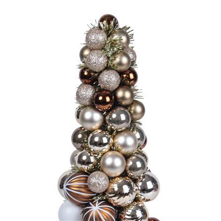 ต้นคริสต์มาสบอล HOME LIVING STYLE 18.3x39.5 ซม. สีทอง_2