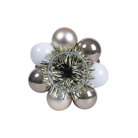 ต้นคริสต์มาสบอล HOME LIVING STYLE 18.3x39.5 ซม. สีทอง_3